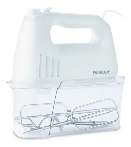 Batidora De Mano Peabody Pe-hma550 300w 4 Velocidades Color Blanco