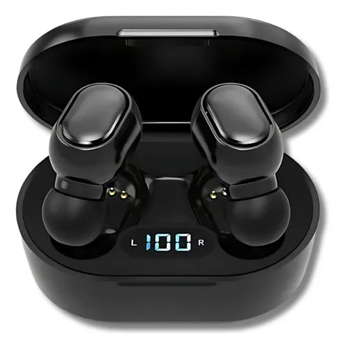 Auriculares Bluetooth Fanpro E6s Superior A6s Pantalla Led Color Negro